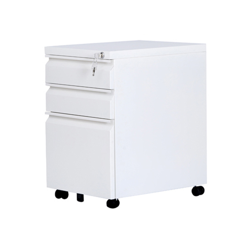 Office Equipment Metal Mobile Pedestal 3 Drawers Steel Filing Cabinet