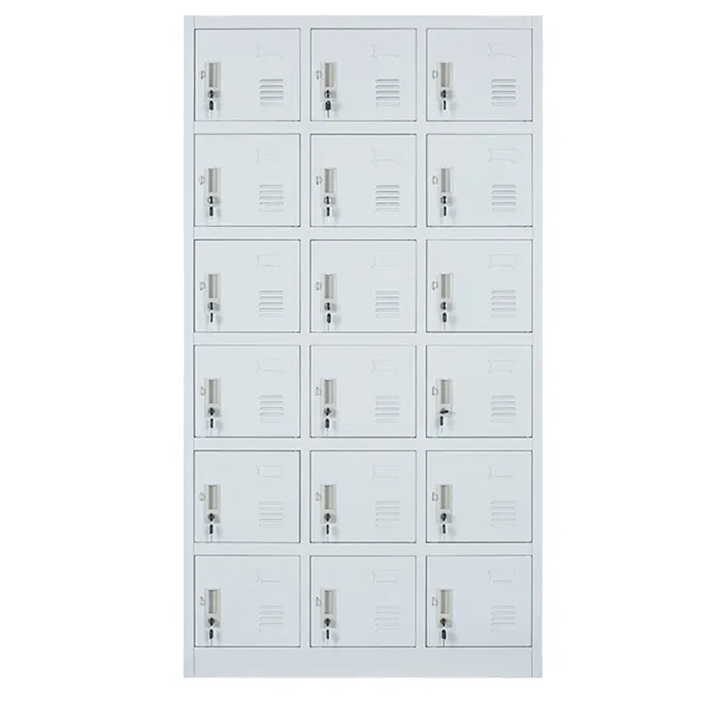 Separate Space Steel Metal 18-door Lockers Changing Room Locker Indian Bedroom Almirah Wardrobe