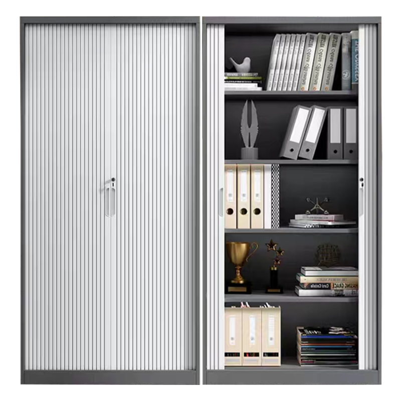 Steel storage cupboards tambour door metal file cabinet