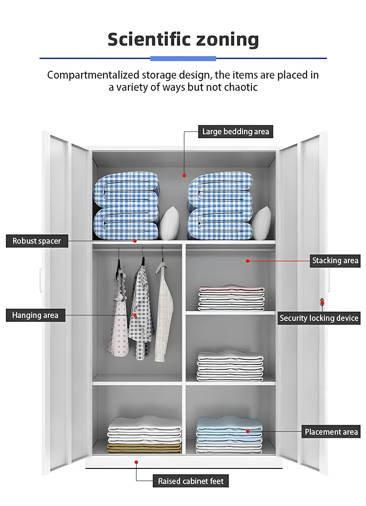 Customized Newest Design Mirrored Wardrobe Closet for Bedroom Furniture