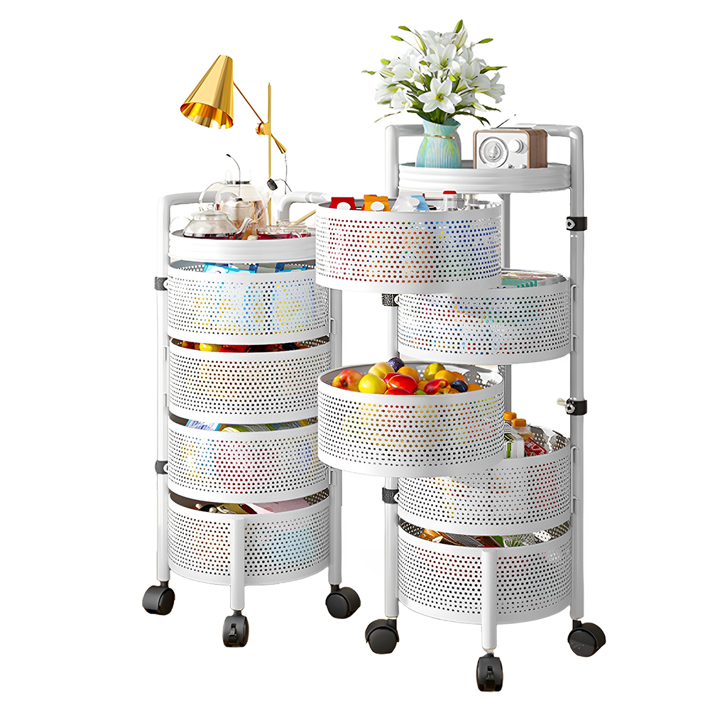 Rotating Multi Layer Shelf Fruit and Vegetable Storage Basket