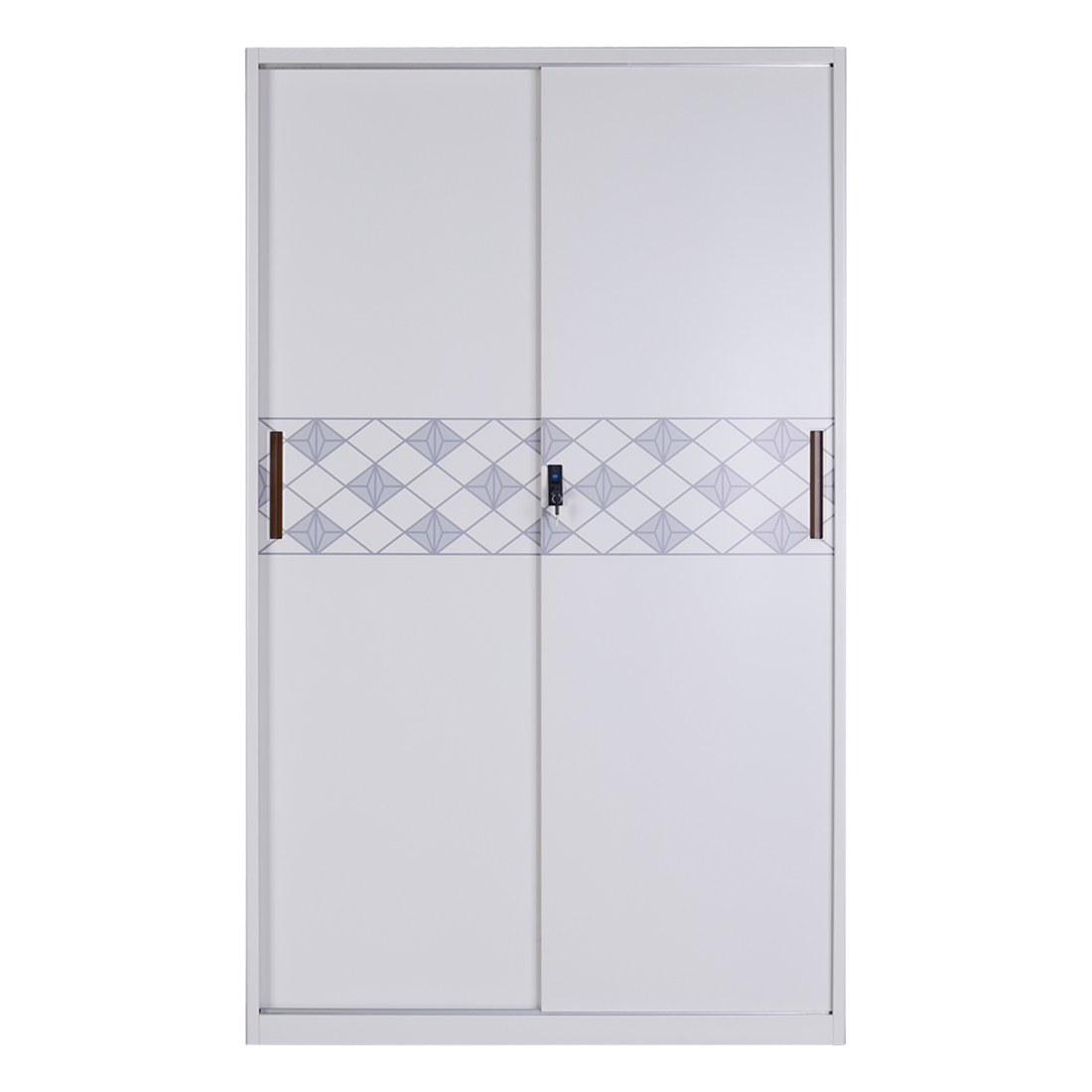 Bedroom wardrobe Steel 2 door storage cupboard metal closet storage wardrobe with lock