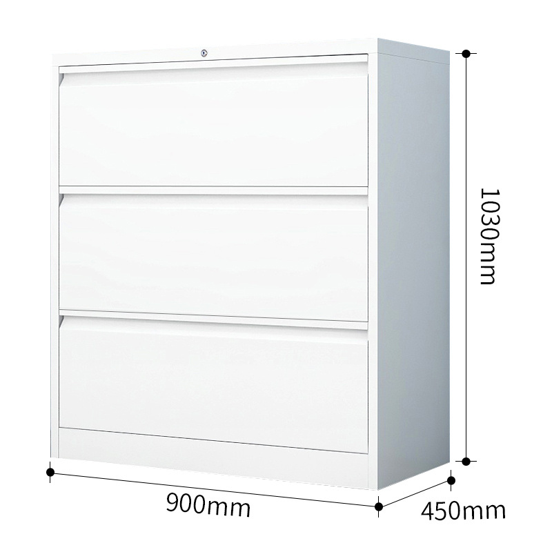 Steel Office Furniture Equipment Cheap 2/3/4 Drawer Industrial Metal Storage Lateral File Cabinet