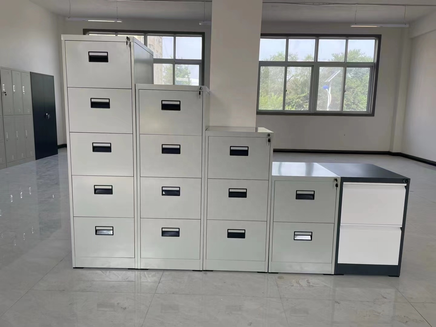 New Design Metal Steel Filling Drawer Cabinet Office Steel Cabinet Vertical 5 Drawer File Cabinet Storage