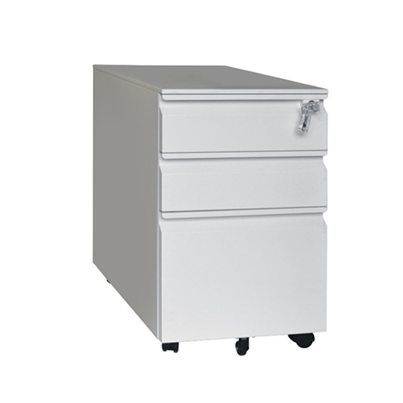 Office Equipment Metal Mobile Pedestal 3 Drawers Steel Filing Cabinet