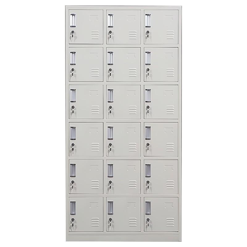 Separate Space Steel Metal 18-door Lockers Changing Room Locker Indian Bedroom Almirah Wardrobe