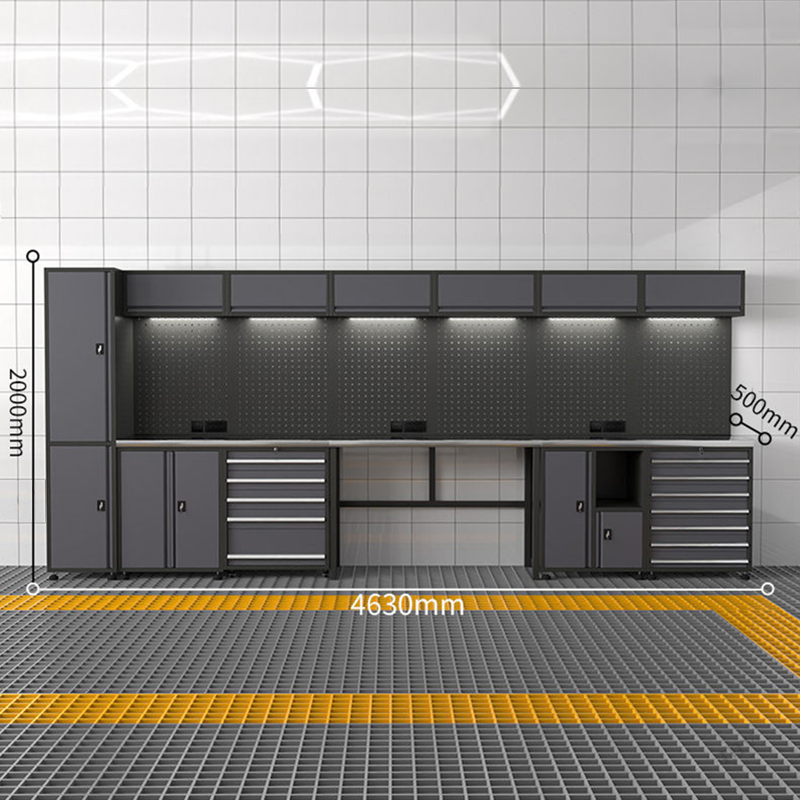 Removeable Workbench Panel Removable Large New Black Garage Workbench / For Workshop Steel ...