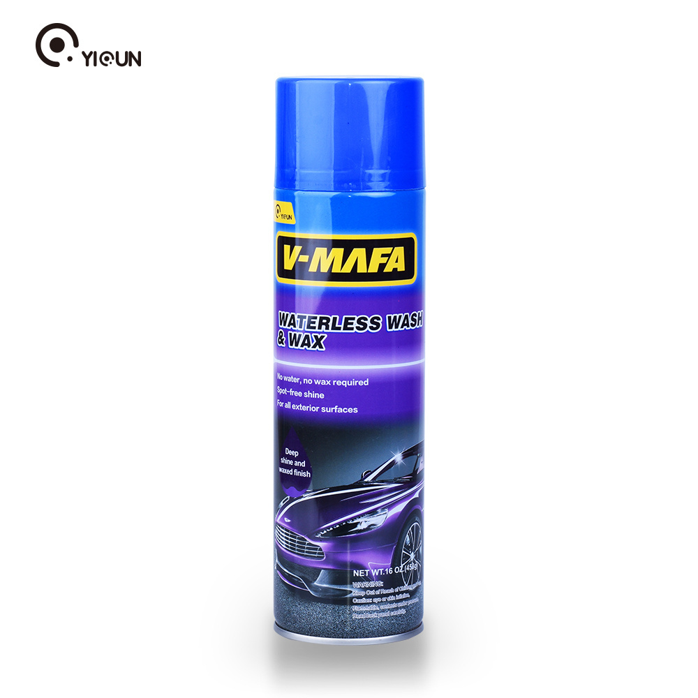 Car coating waterless wash and wax liquid cleaning glazing car cleaning agent waterless wash and wax liquid