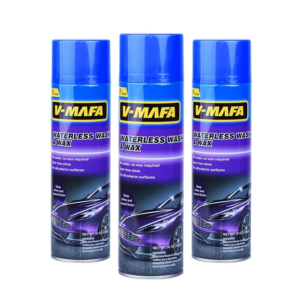 Car coating waterless wash and wax liquid cleaning glazing car cleaning agent waterless wash and wax liquid