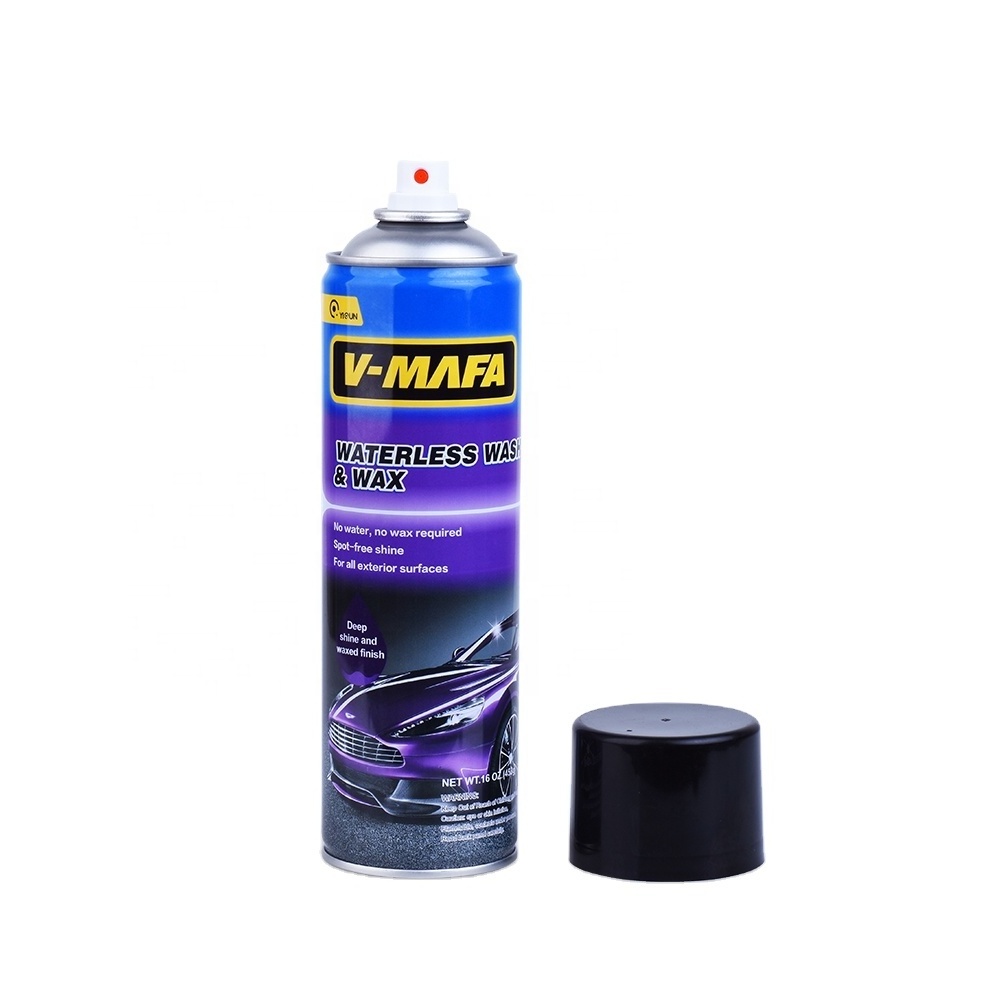 New spray waterless car wash liquid can remove the floating dust on the surface of the car The cleaning liquid