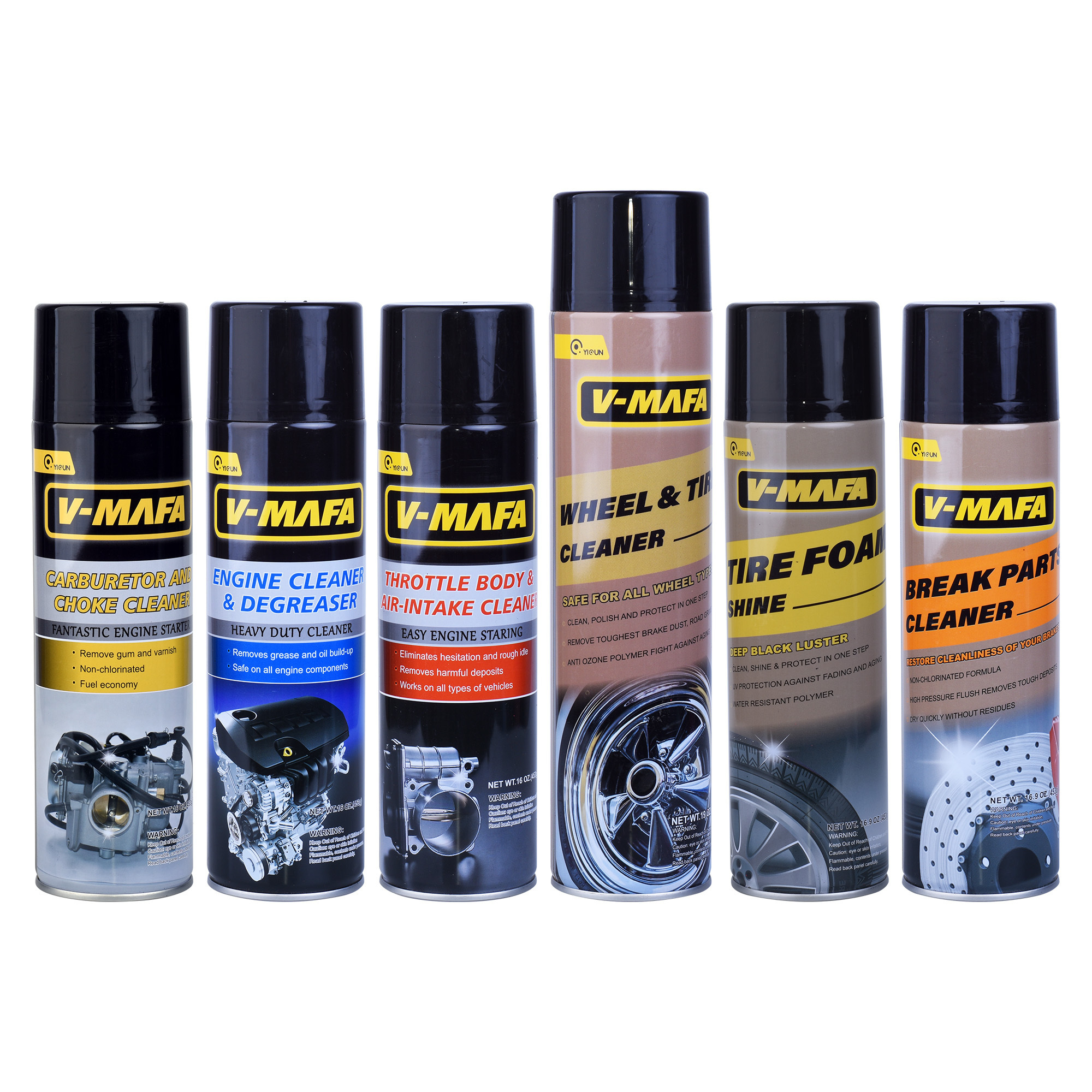 Professional fast cleaning foaming automobile shine polish chrome aluminum all tire wheel Rim cleaner aerosol spray