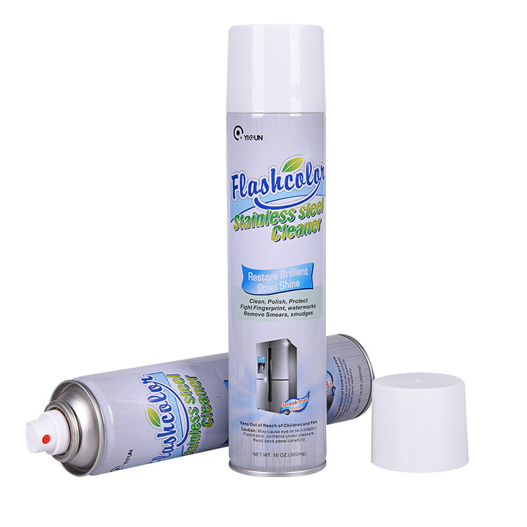 China factory household environmentally friendly for pot bottom oil stains stainless steel cleaner remover spray