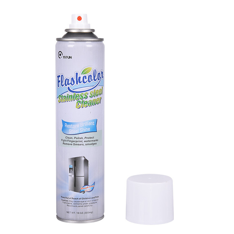 China factory household environmentally friendly for pot bottom oil stains stainless steel cleaner remover spray