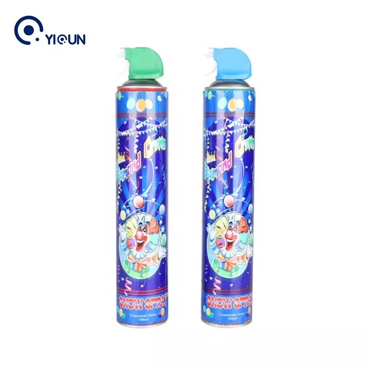 colorful outdoor celebrate festival birthday party foam supplier snow foam and carnival foam snow spray