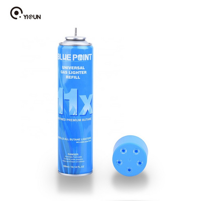 universal high quality aerosol butane gas refill for lighter and neon butane lighter gas refill