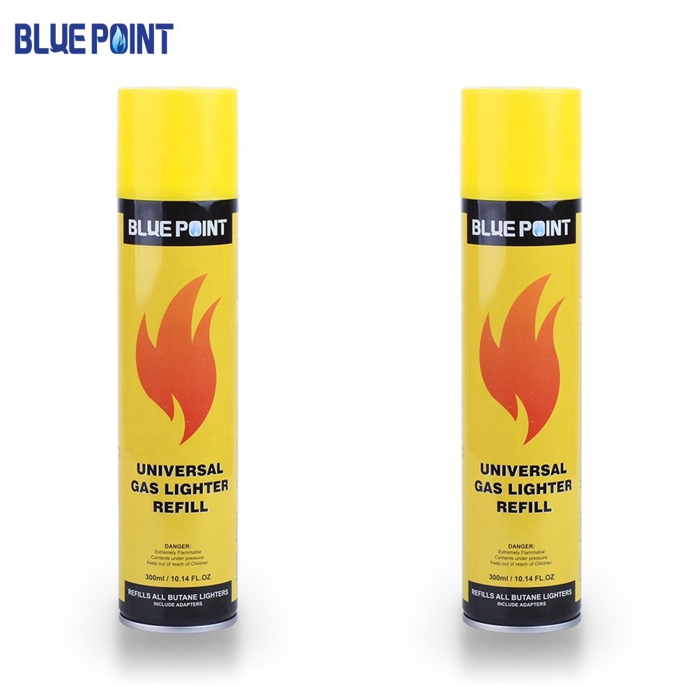 Effective Fuelbutane gas Lighter Refil 300ml Ultra Refined Aerosol Butane Lighter Gas Refill