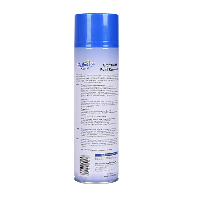 Car paint scratch remover and stripper spray paint remover for auto car wood graffiti paint remover spray