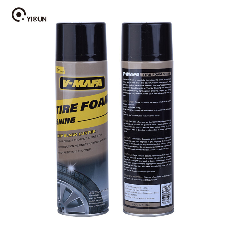 Powerful and cheap car care product car tyre shine cleaning spray