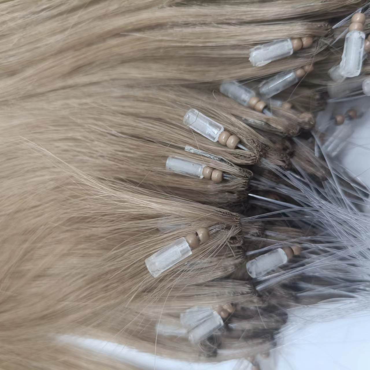 Factory directly Wholesale H6 Feather Hair Extensions good quality Virgin Human Hair h tips hair extensions for salon