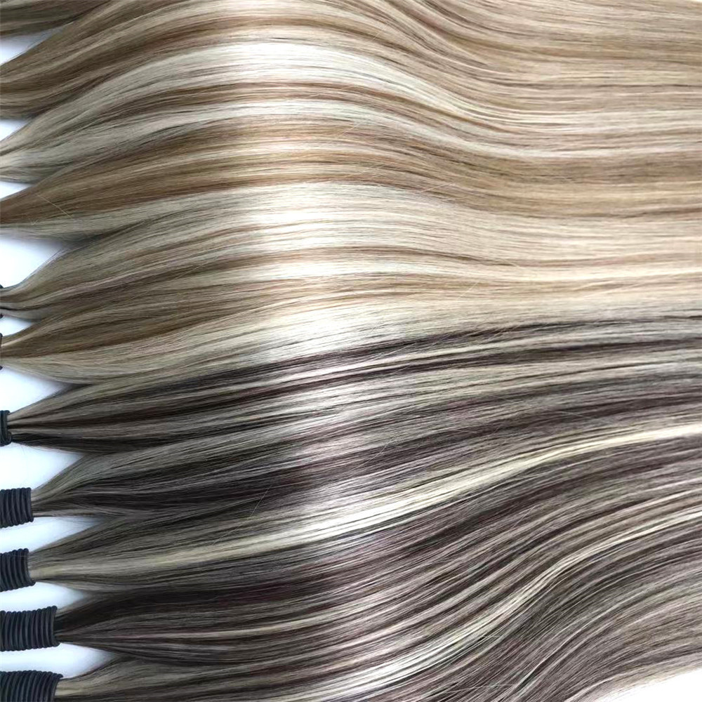 Double drawn can last 12 years 100 virgin cuticle aligned hair  i tip hair extensions human hair wholesale