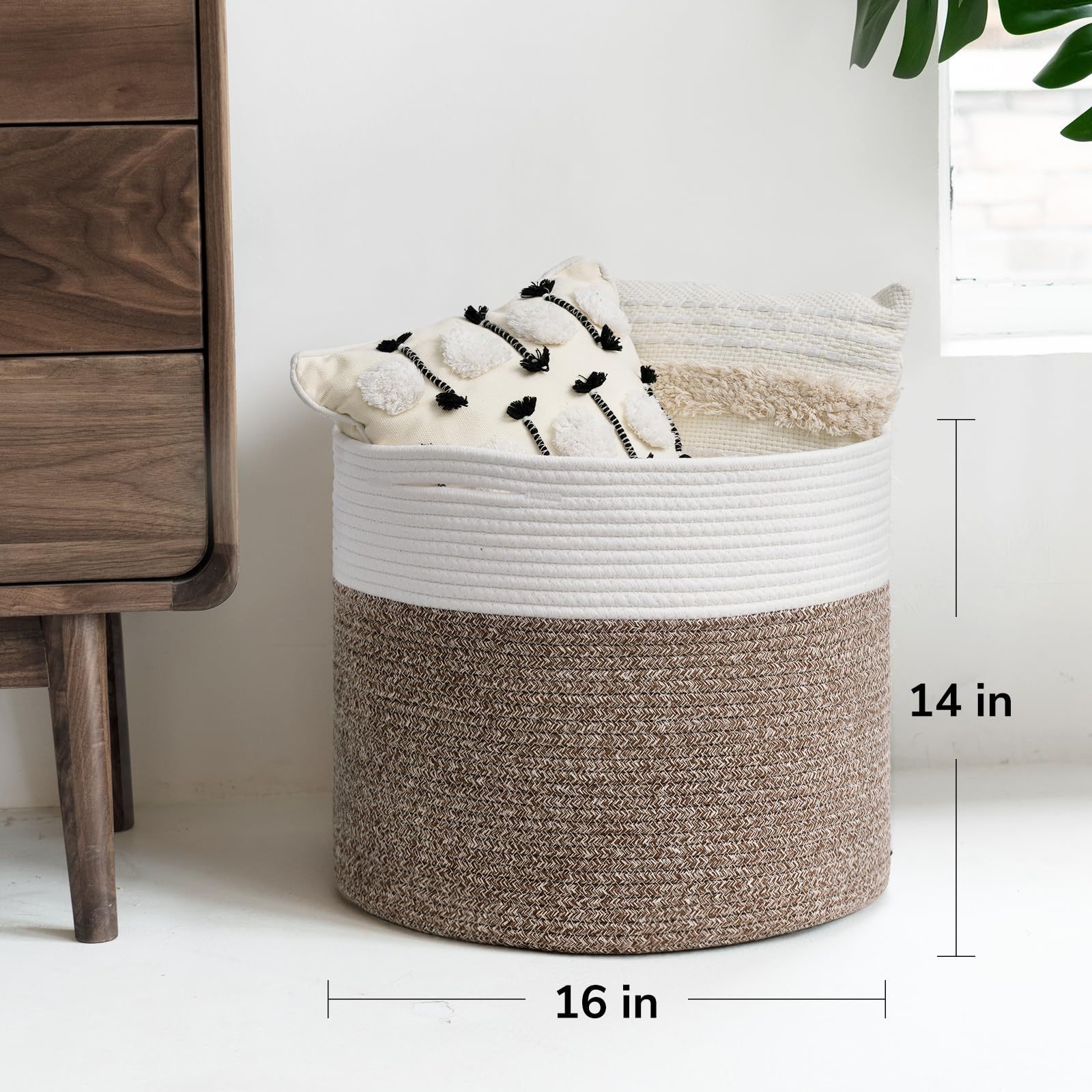 Large Cotton Rope  organizer 16