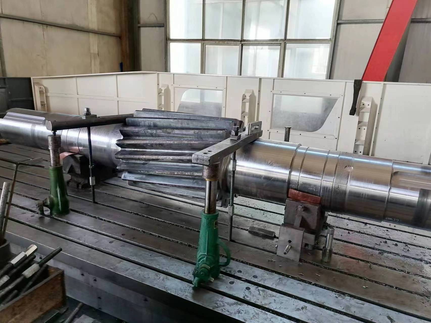 Factory price OEM custom heavy duty large gear rotor shaft