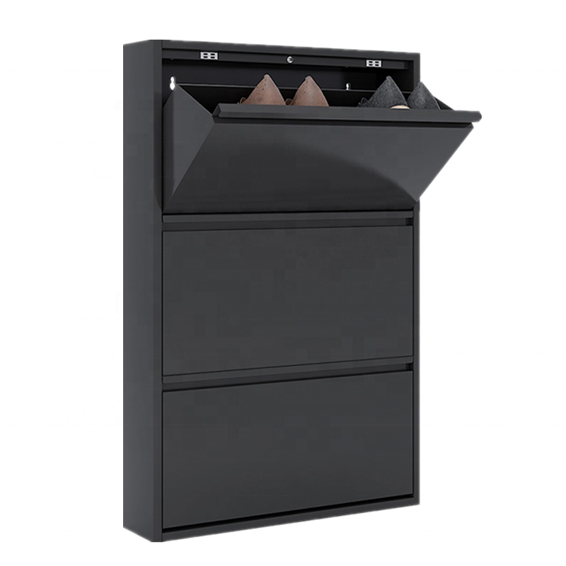 ultra-thin tipping shoe cabinet entrance porch cabinet ultra-narrow 15cm storage home modern  Nordic style