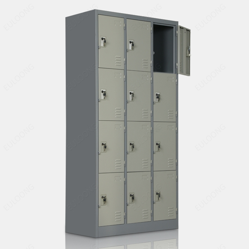 Manufacturers custom tall mini 12 doors cube metal employee storage lockers for gym office home school