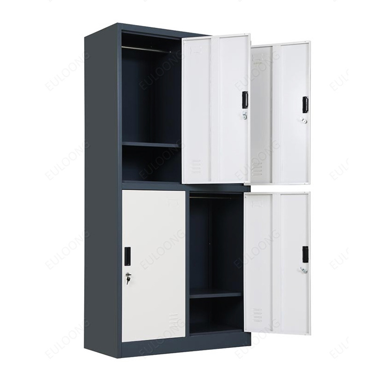 High quality steel bedroom wardrobe design/popular style bedroom steel cupboard price