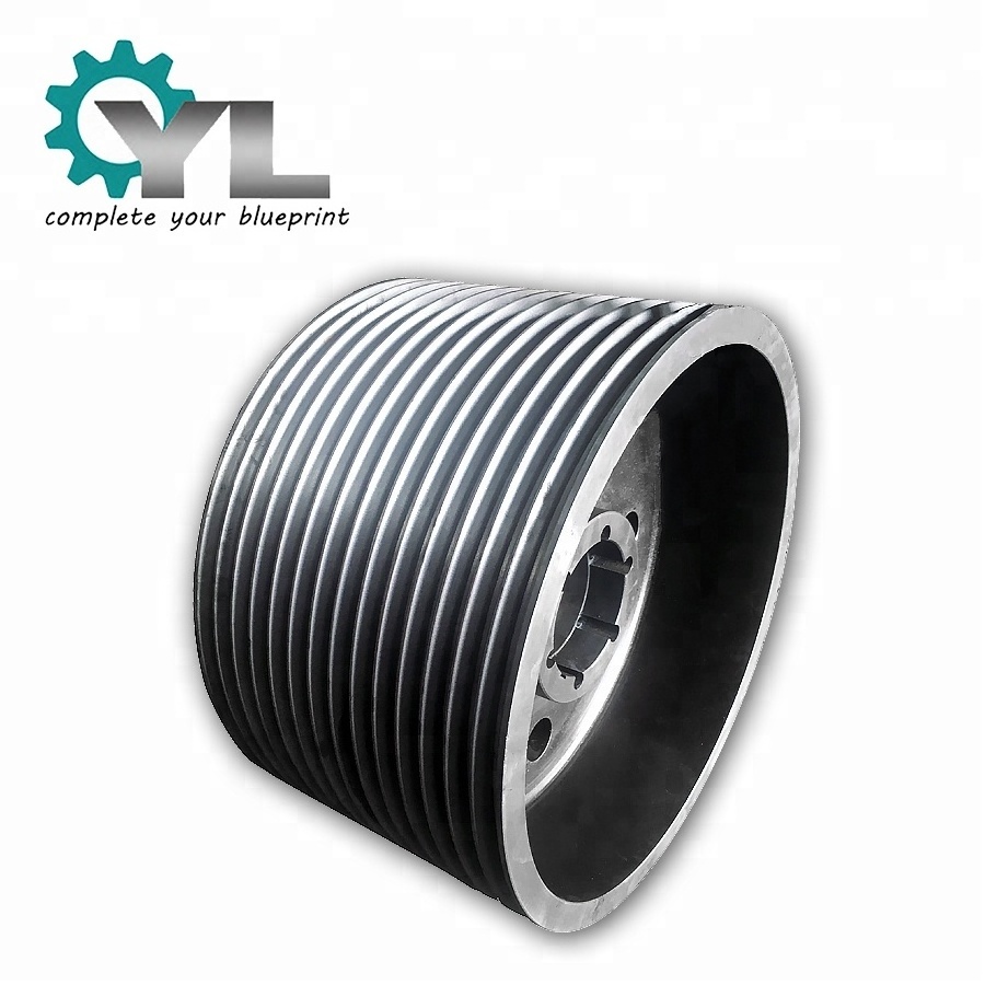 Large Diameter Stringing Stainless Steel Wire Rope Pulley