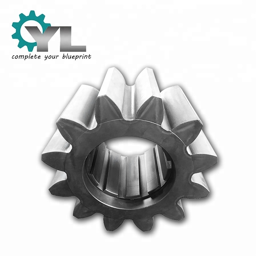 China Manufacture Large Size Cast Gear CNC Curved  industrial gear for concrete mixer Rack And Pinion