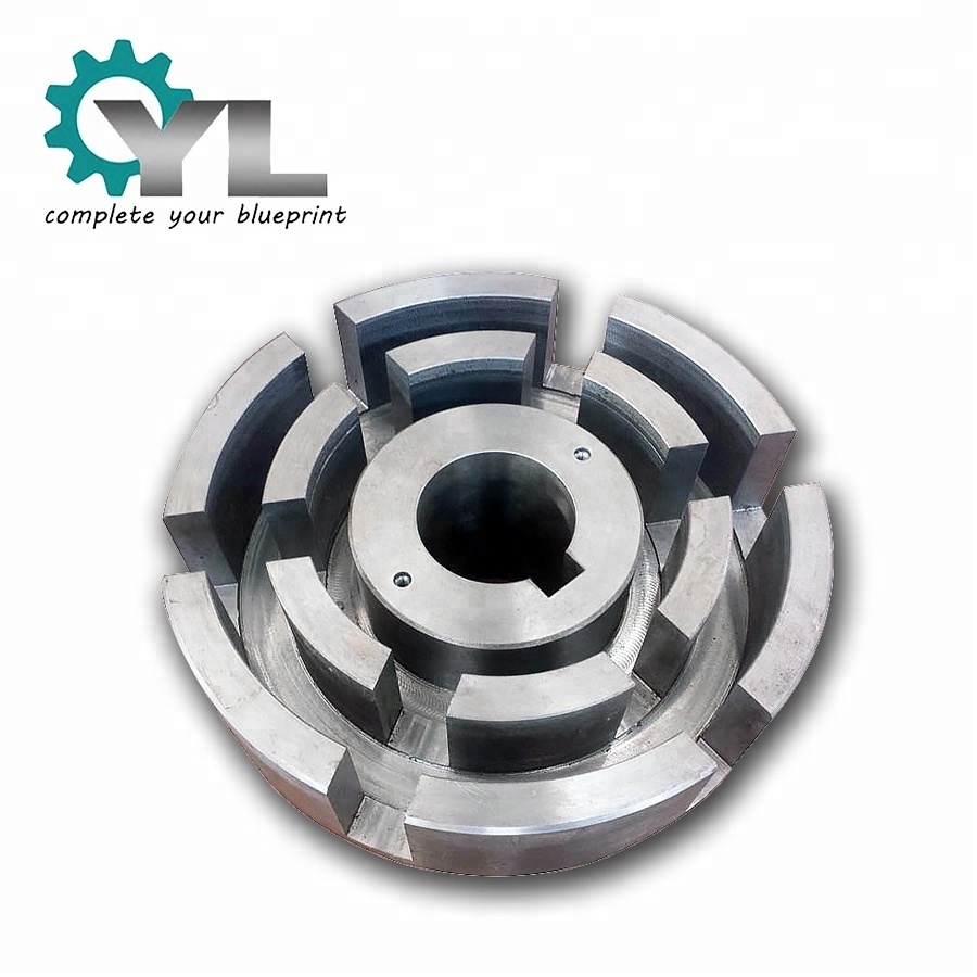 Custom Fabrication Services Casting Steel Clutch Crusher shaft coupling