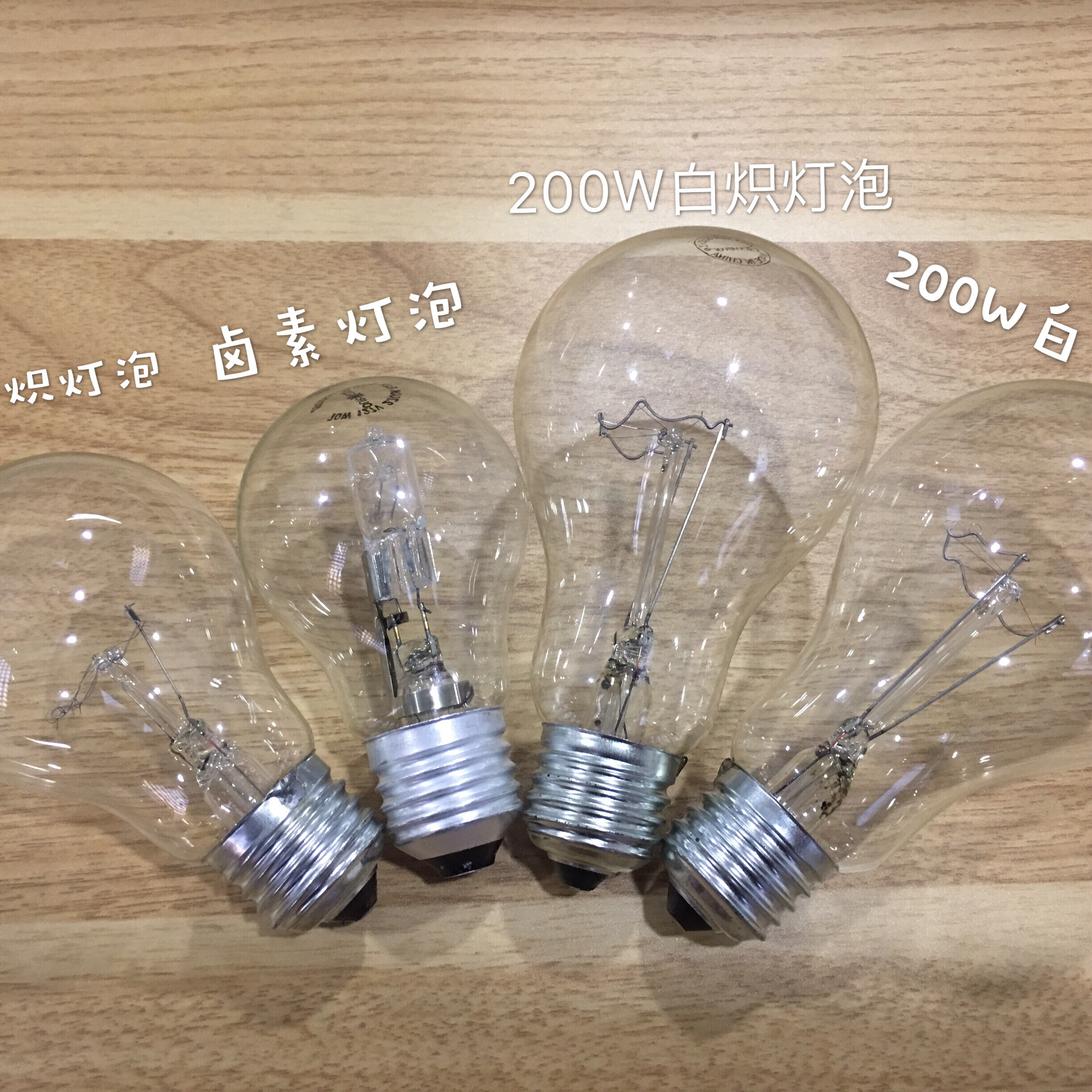 Incandescent Bulb Light A60 E27 100W 220-240V Clear Incandescent Bulb Light INC-A BULB