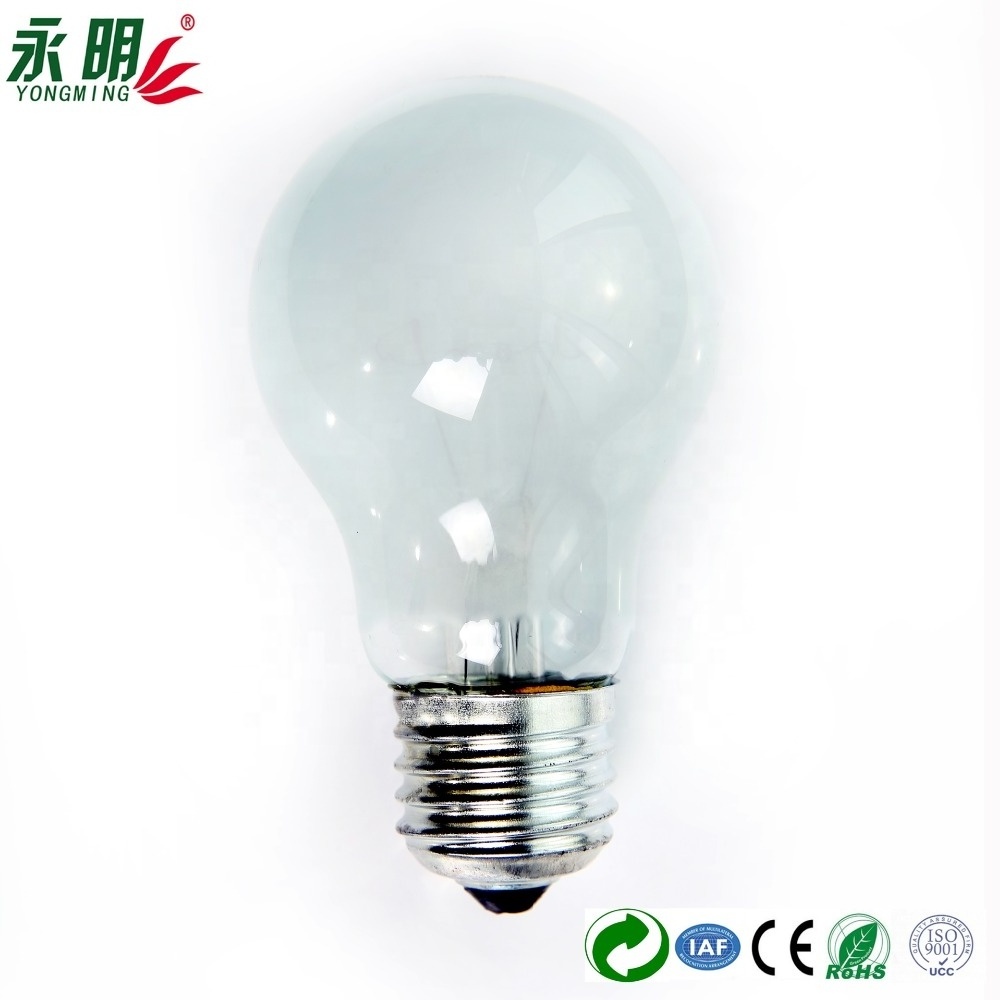 Factory custom frosted incandescent bulbs Electrostatic coated incandescent lamp A55 A60 A19 25W 40W 60W 75W 100W 110V 220V