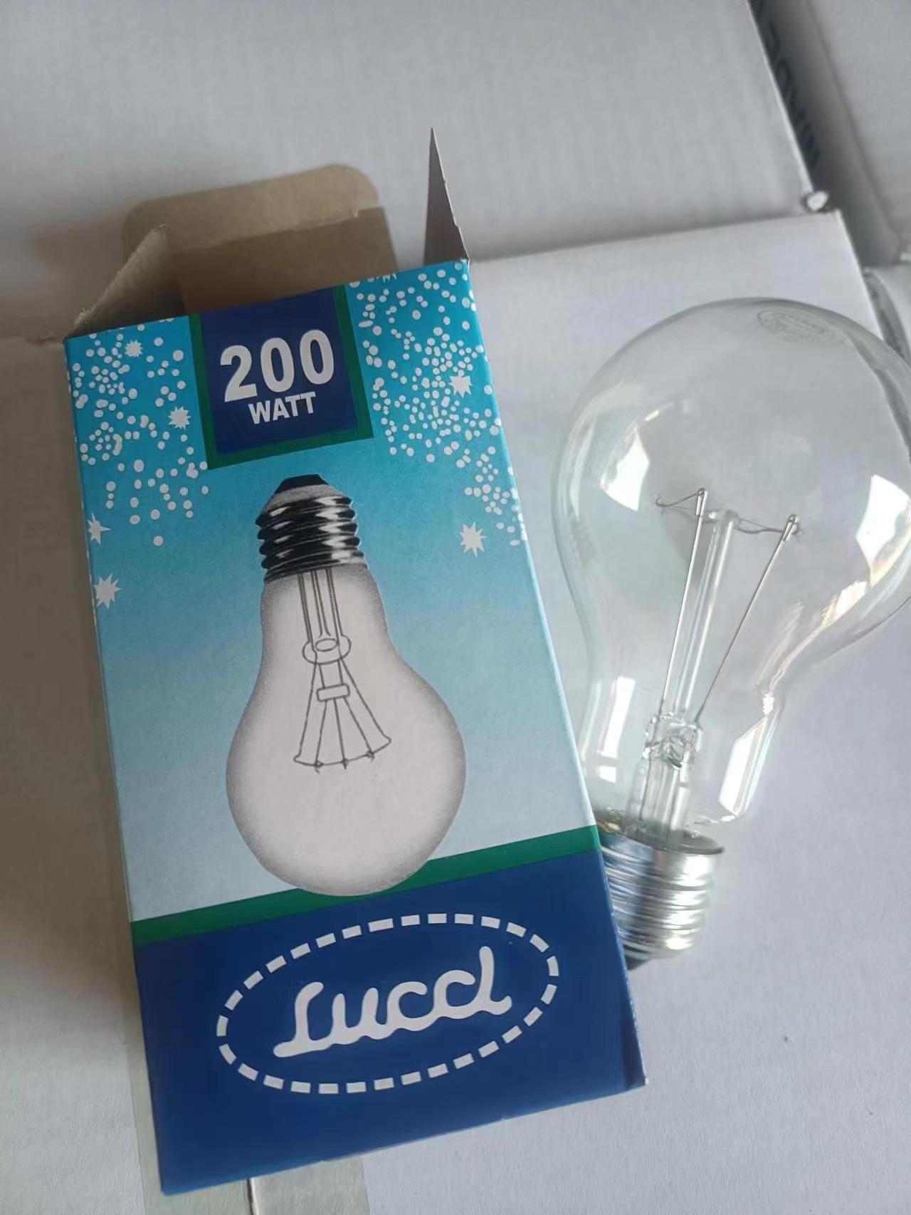 incandescent clear bulb E27  incandescent edison bulb  incandescent bulb 220v 40w 60W 100W 75W e27