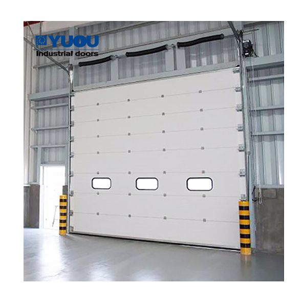 China Manufacturer Industrial Overhead Industrial  Garage Automatic Warehouse Vertical lifting Sliding Sectional Gate/Doors