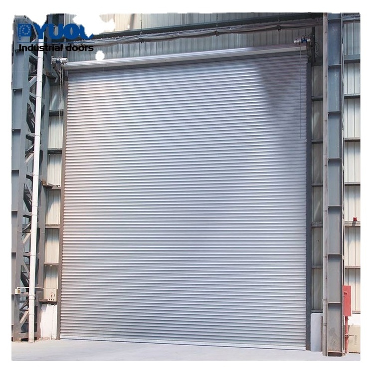 Colorful and Strong aluminum roller shutter insulated Durable electric gate commercial Rolling up Garage Doors