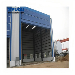 Best Price and Hot Sale PVC Customized Color and Size Mega Stacking Bifold Hangar Door