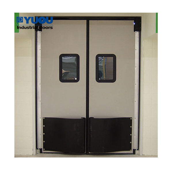 Safety Window Quick automatic shutdown Stainless Steel Commercial Kitchen Industrial Swing Door