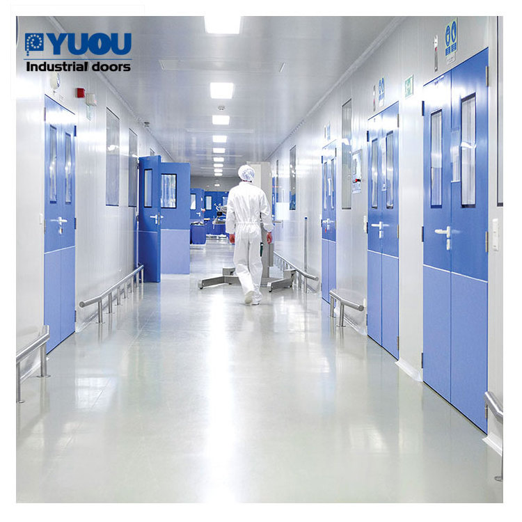 Residential Automatic Waterproof Exterior Aluminum Frame Transparent Sliding Overhead Clear Glass pharmaceutical Door