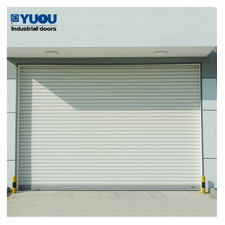 Wholesale Commercial Roll-Up Metal Roll Up Gate Warehouse External Iron Entrance Automatic Steel Roller Shutters Doors On Sale