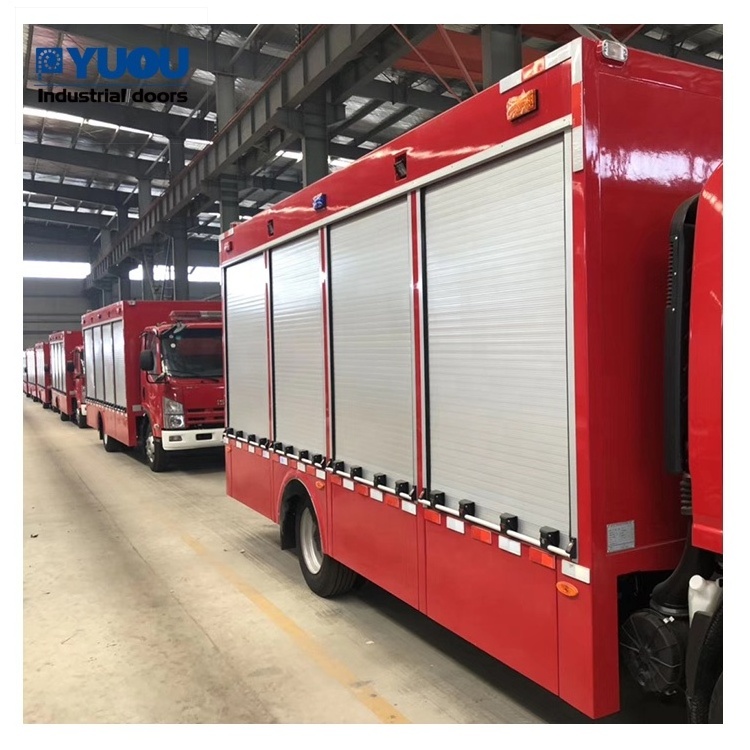 Cargo Vehicles Rolling Aluminum Alloy Fire Truck Box Side Roller Shutter Door