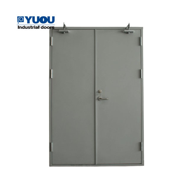 90 Minutes Steel fireproof door with panic bar