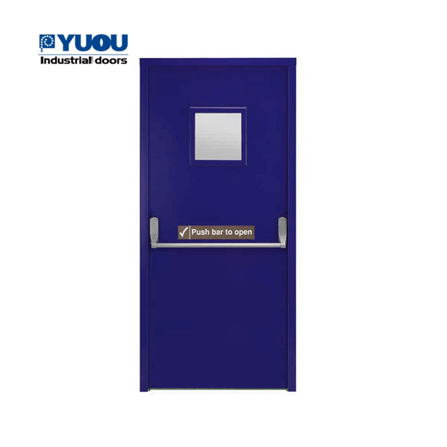 90 Minutes Steel fireproof door with panic bar