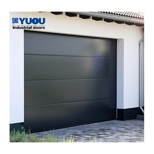 Hot Sale Low Price High Quality automatic metal Sectional Garage Door For Homes