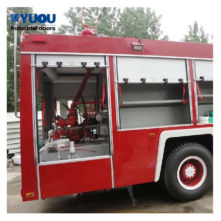 Cargo Vehicles Rolling Aluminum Alloy Fire Truck Box Side Roller Shutter Door