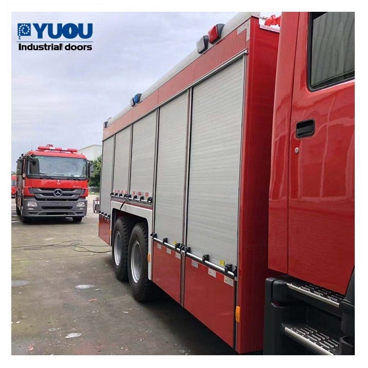 Cargo Vehicles Rolling Aluminum Alloy Fire Truck Box Side Roller Shutter Door