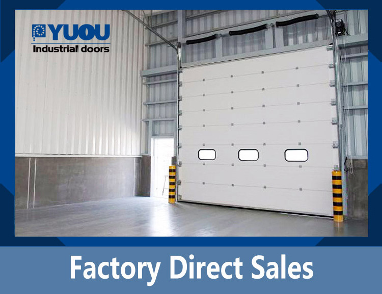 Industrial Warehouse Overhead Thermal Insulated Vertical Lifting Metal Loading Dock Sectional Steel Door