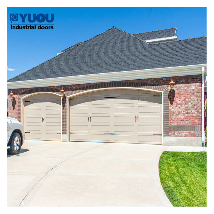 Hot Sale Low Price High Quality automatic metal Sectional Garage Door For Homes