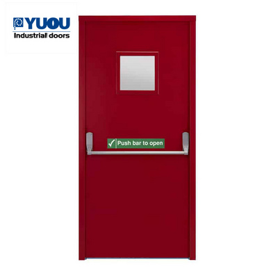 European Commercial Hotel Entrance Exterior Safety Hollow Wooden Interior Exit Iron Metal Steel Fire Rated Fireproof Doors